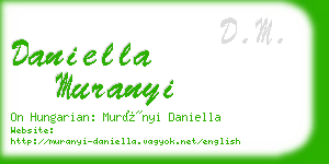 daniella muranyi business card